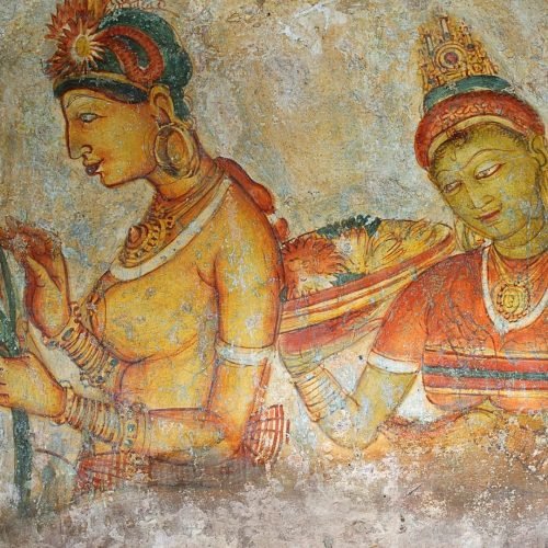 sigiriya-frescoes-ancient-wall-paintings-sri-lanka